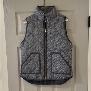 J. Crew Quilted Herringbone Vest
